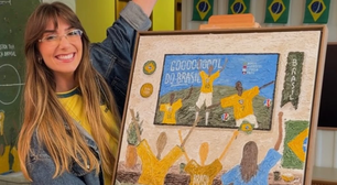 Artista acerta resultados do Brasil na Copa pela terceira vez seguida e viraliza; veja quadros
