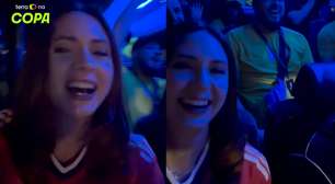 Atriz escocesa da Marvel viaja em ônibus de brasileiros por engano após derrota na Copa