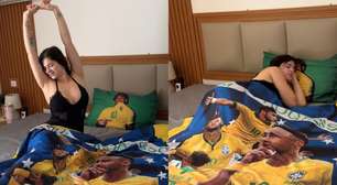 Miss Bumbum gasta R$ 2 mil para decorar quarto com tema da Copa e Neymar
