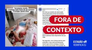 É de 2025 vídeo de mulher grávida correndo para proteger criança que dormia durante terremoto