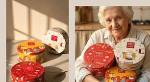 Vó Alzira traz latas colecionáveis para o Dia das Avós