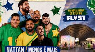 Domingol na Fly 51 com Menos é Mais, Nattan e DJ Graeff acontece no dia 12 de julho