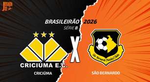 Criciúma x São Bernardo: onde assistir, escalações e arbitragem