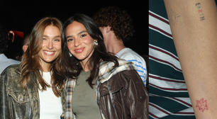 Meta de amizade! Bruna Marquezine e Sasha Meneghel fazem tatuagens iguais e encantam a web; confira