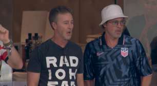 Brad Pitt e Edward Norton acompanham Estados Unidos x Turquia