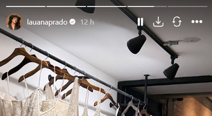 Grávida, Lauana Prado cancela show e mostra preparativos para casamento