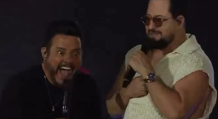 Em show, Marrone revela que é 'meio gay' e deixa Bruno chocado