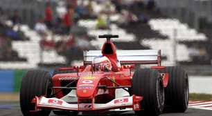 Rubens Barrichello vai voltar a pilotar a Ferrari F2002 no GP da Áustria