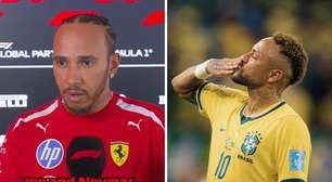 Lewis Hamilton diz ter ficado feliz ao ver post de Neymar citando seu mantra: 'É incrível'