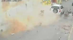 Vídeo mostra correria e destruição após terremotos na Venezuela
