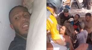 Voluntário arrisca a vida e salva mulher presa sob escombros de casa na Venezuela