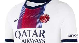 PSG lança nova camisa 2 inspirada na "energia sonora" de Paris