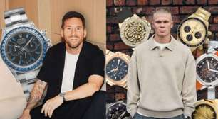 Messi, Vini Jr e Haaland usam relógios que têm lista de espera e chegam a R$ 15 milhões