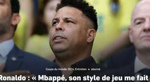 Ronaldo vê Mbappé como sucessor: "Seu estilo lembra o meu apogeu"