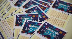 Nove apostas dividem prêmio de R$ 260 milhões da Quina de São João 2026; veja dezenas