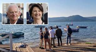 Marido de ministra italiana desaparece ao nadar em lago
