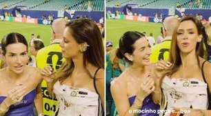 Bruna Biancardi testa conhecimentos de Duda Fournier, esposa de Paquetá, sobre futebol; vídeo