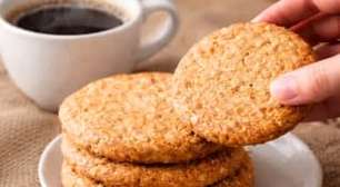 Biscoitinhos de aveia simples e fáceis pro café