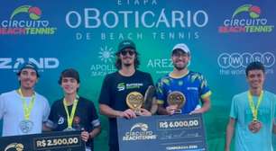 Definidos os campeões da 7ª etapa do Circuito Beach Tennis em Itu (SP)