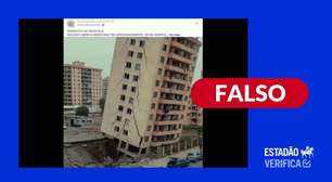 Foto de prédio desabando circula na internet antes de terremotos na Venezuela