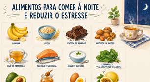 Alimentos para comer à noite e reduzir o estresse? 12 opções que podem ajudar a relaxar