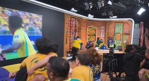 Bastidores da CazéTV explodem em festa após virada do Brasil sobre o Japão