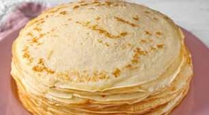 Panquecas com massa de arroz cozido: aproveite sobras