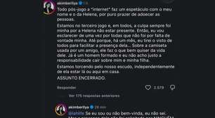 Ex-de Neymar rebate críticas sobre ausência da filha na Copa: "Não foi convidada"
