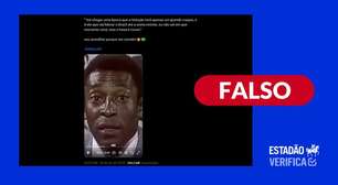 Vídeo em que Pelé faz 'profecia' sobre hexa foi criado com IA
