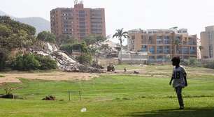 O campo de golfe que era símbolo de opulência e virou refúgio da devastação provocada por terremotos na Venezuela