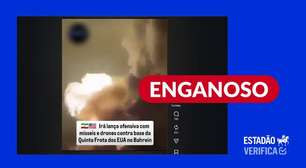 Vídeo de ataque ucraniano à Rússia circula como se mostrasse ofensiva do Irã no Bahrein