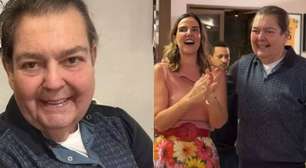 Faustão reaparece em pé e celebra aniversário da esposa em mansão de luxo