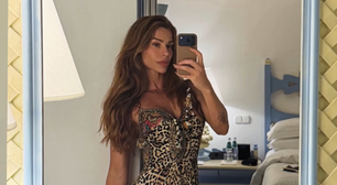 Grazi Massafera leva de oncinha a marrom na mala de viagem para a Itália