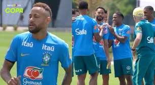 Sorrisos e regenerativo: veja como foi o treino do Brasil após a vitória contra o Japão
