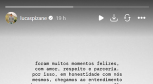 Giovanna Lima e Lucas Pizane, ex-BBBs, anunciam término do namoro