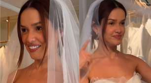 Juliette se emociona ao provar vestidos de noiva: 'Nunca imaginei esse momento'