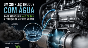 Um simples truque com água pode reduzir em mais de 60% a poluição de motores a diesel