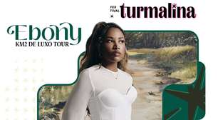 Ebony prepara apresentação gratuita no lançamento do Festival Turmalina