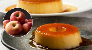 Pudim de maçã com 3 ingredientes e sem forno, perfeito para saborear essa fruta saudável