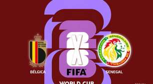 Bélgica x Senegal, com comentários e estatísticas a partir das 16h