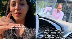 Mulher atola carro na estrada e é salva por Rodrigo Hilbert