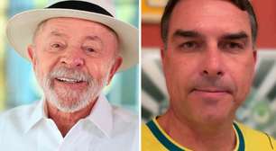 Atlas/Bloomberg: Lula tem 46,3% de intenções de voto no 1º turno; Flávio fica com 36,6%