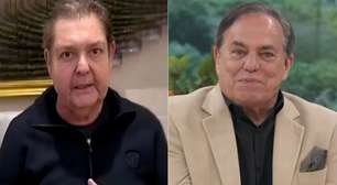 Faustão faz aparição rara na Globo e entrega relação com Ronnie Von