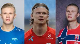 Como Haaland era de cabelo curto? Poucos sabem, mas visual cabeludo veio após dica de outro famoso jogador: 'Força está aí'; veja o antes e depois em 22 fotos