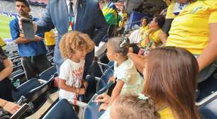 Bruna Biancardi mostra encontro de Mavie com filha de Jimmy Butler e lamenta Neymar no banco