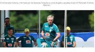 Jornal espanhol vê Brasil pragmático e elogia Ancelotti: "É um mágico"