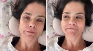 SUSTO! Samara Felippo aparece acamada e cheia de curativos: