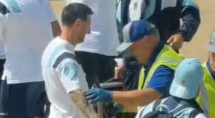 Vídeo: Messi viraliza após passar por revista de segurança em aeroporto nos EUA