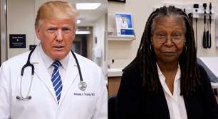 Trump publica vídeo feito com IA onde surge como médico 'curando' artistas opositores ao seu governo