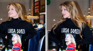Luísa Sonza usa camisa com foto de Haaland após comparações